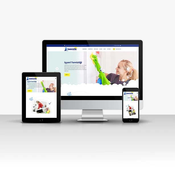 Temizlik Firması V1 (Sınırsız Dil) ait görsel